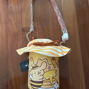 Pompompurin Bee Honey Jar Crossbody Bag